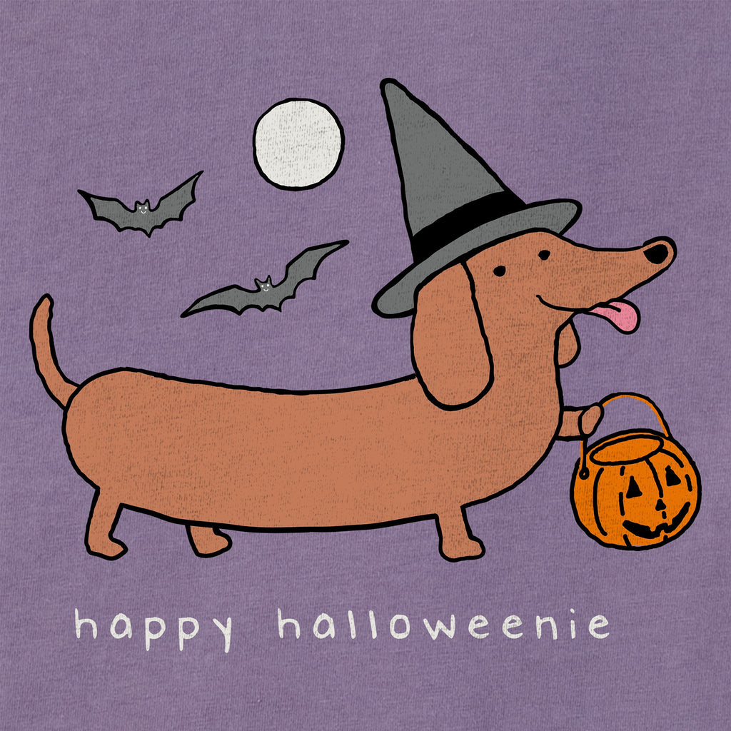 Women's Happy Halloweenie Short Sleeve Crusher Boxy Tee product image 2