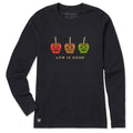 Women's Candy Apple Jacks Long Sleeve Crusher Tee product image 1