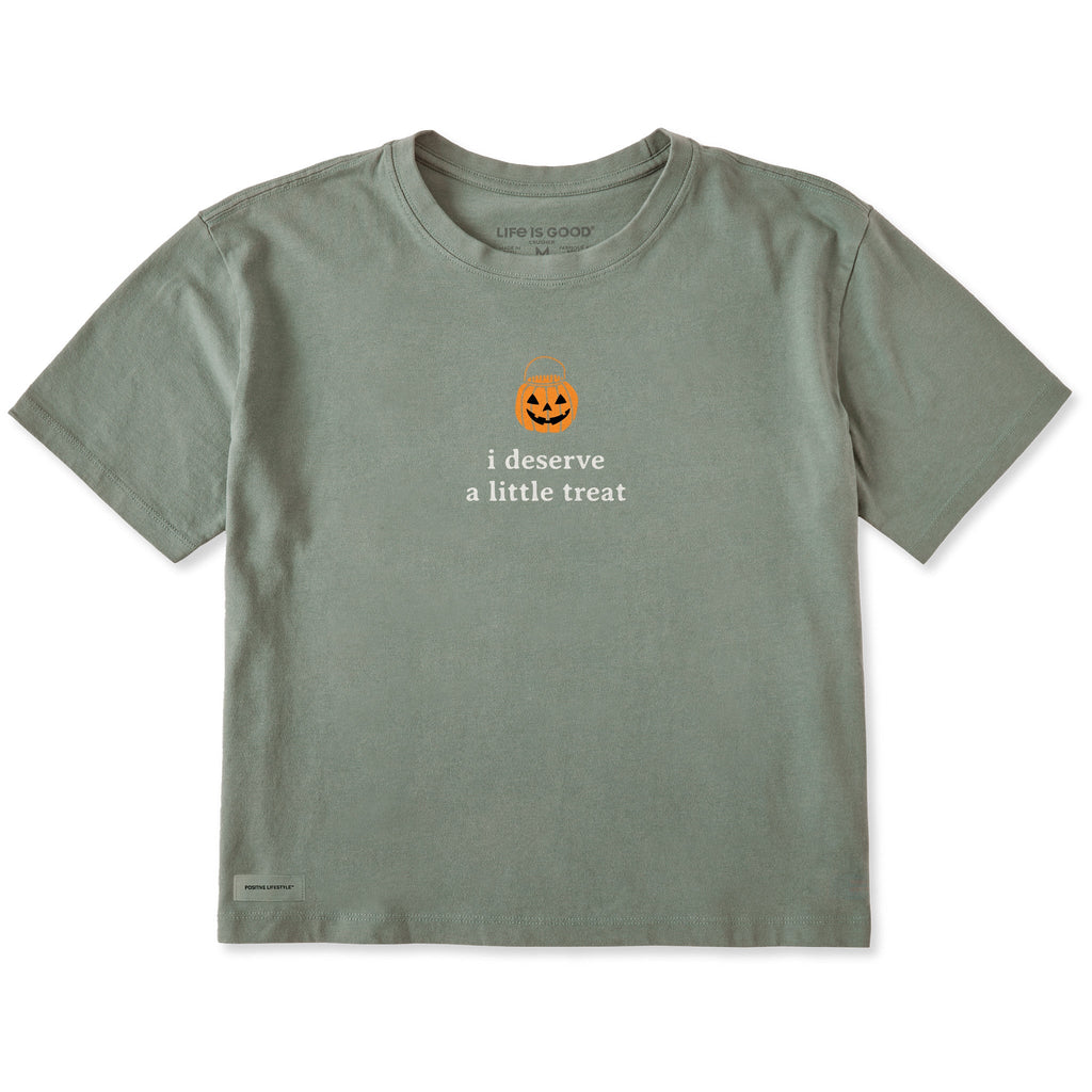 Women's I Deserve a Little Halloween Treat Short Sleeve product image 1