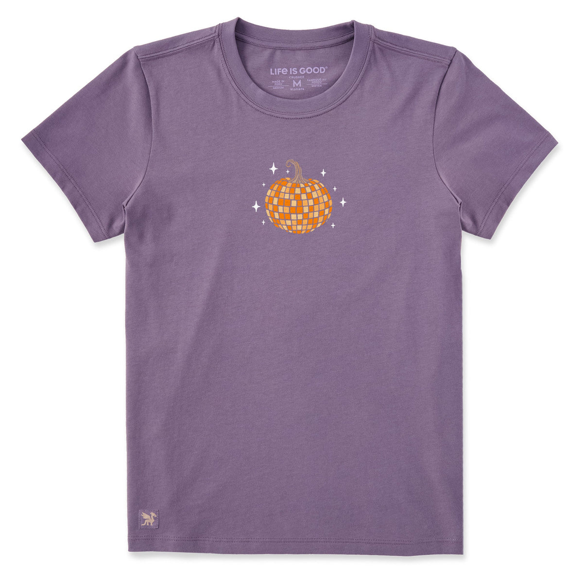 Women's Disco Pumpkin Short Sleeve Crusher Tee product image 1