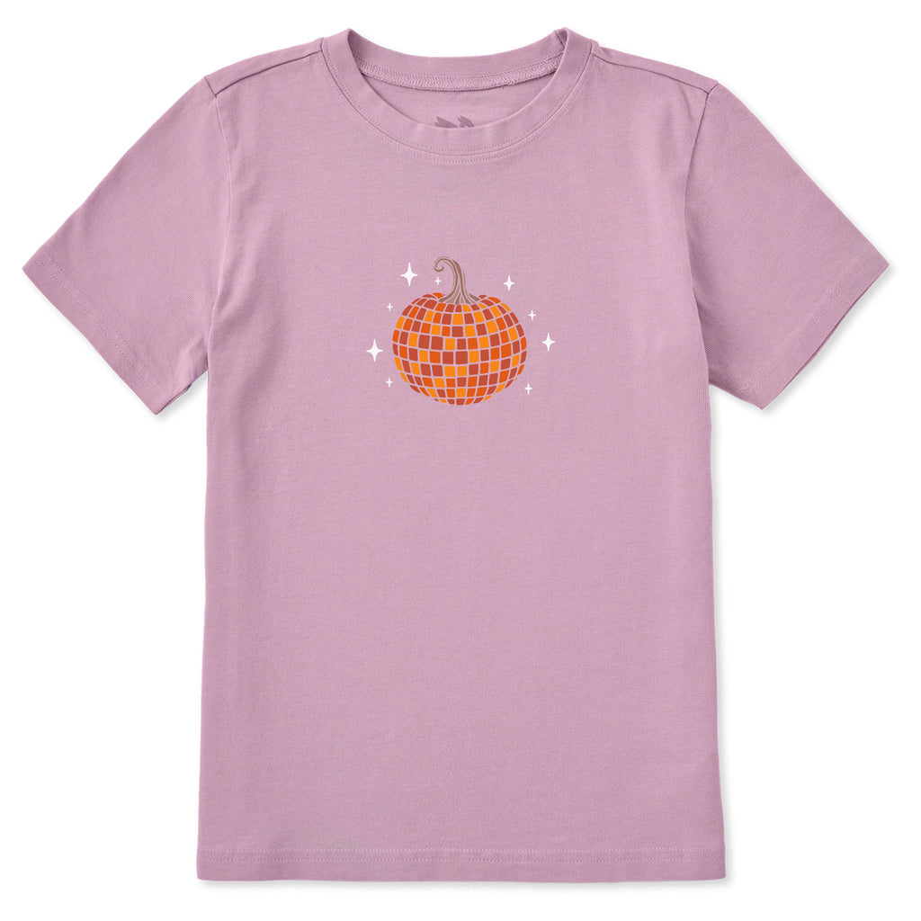 Kids Disco Pumpkin Short Sleeve Crusher Tee product image 1