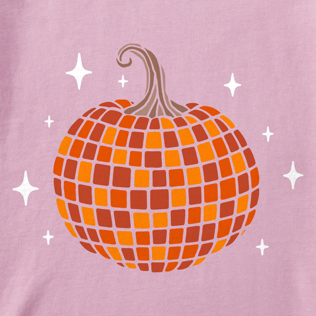 Kids Disco Pumpkin Short Sleeve Crusher Tee product image 2