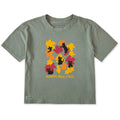Women's Happy Fall Yall Cats Short Sleeve Crusher Boxy Tee product image 1