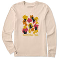 Women's Happy Fall Yall Cats Long Sleeve Crusher Tee product image 1