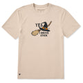 Men's Yes I Drive Stick Short Sleeve Crusher Tee