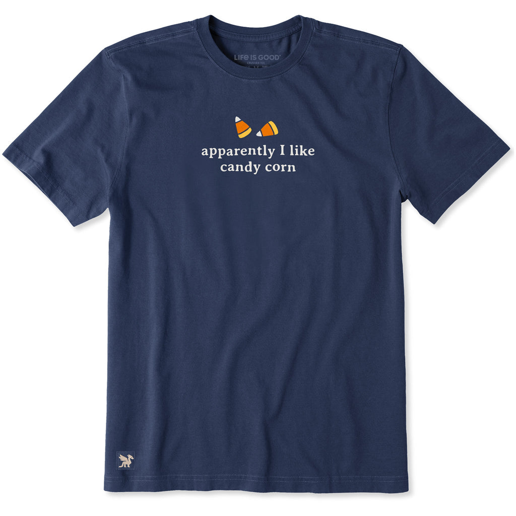 Men's Apparently I Like Candy Corn Short Sleeve Crusher Tee product image 1