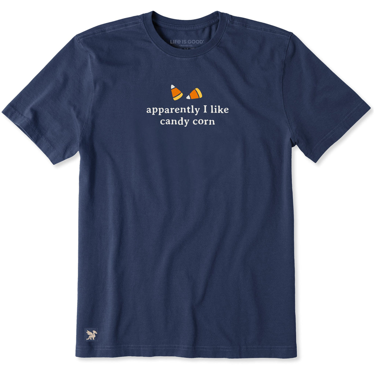 Men's Apparently I Like Candy Corn Short Sleeve Crusher Tee product image 1
