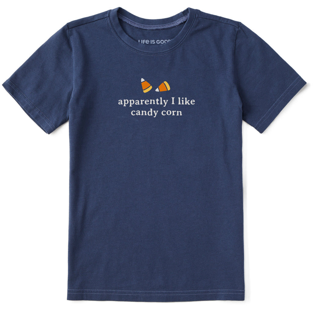 Kids Apparently I Like Candy Corn Short Sleeve Crusher Tee product image 1
