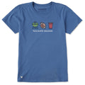 Women's Tailgate Season Trio Short Sleeve Crusher Tee