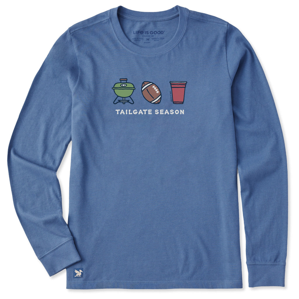 Women's Tailgate Season Trio Long Sleeve Crusher Tee