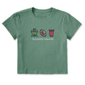 Women's Tailgate Season Trio Crusher-LITE Shrunken Tee