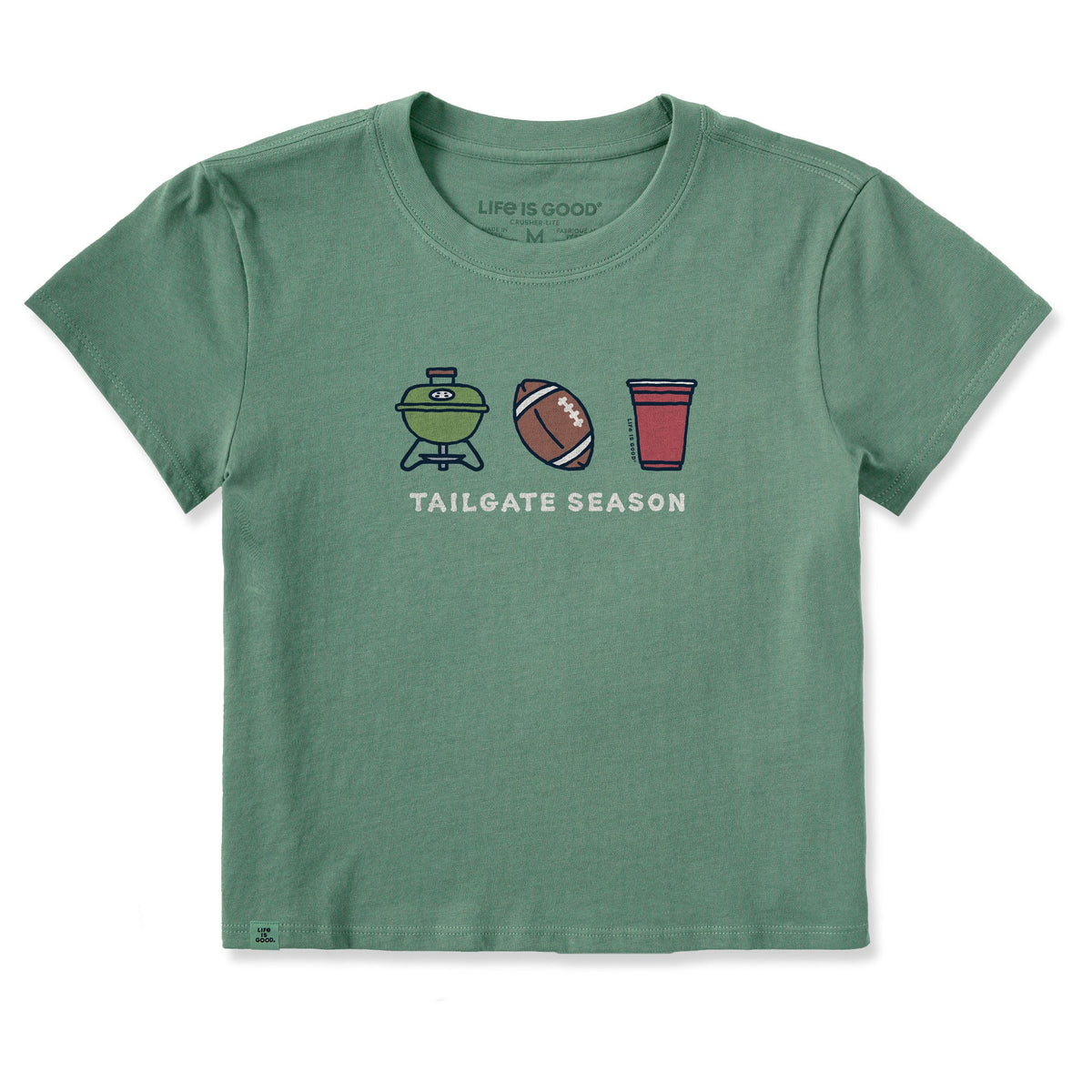 Women's Tailgate Season Trio Crusher-LITE Shrunken Tee