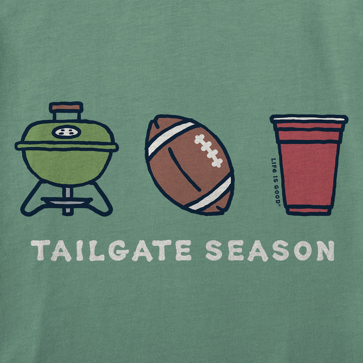 Women's Tailgate Season Trio Crusher-LITE Shrunken Tee