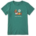 Women's Candy Corn Dog Short Sleeve Crusher Tee product image 1