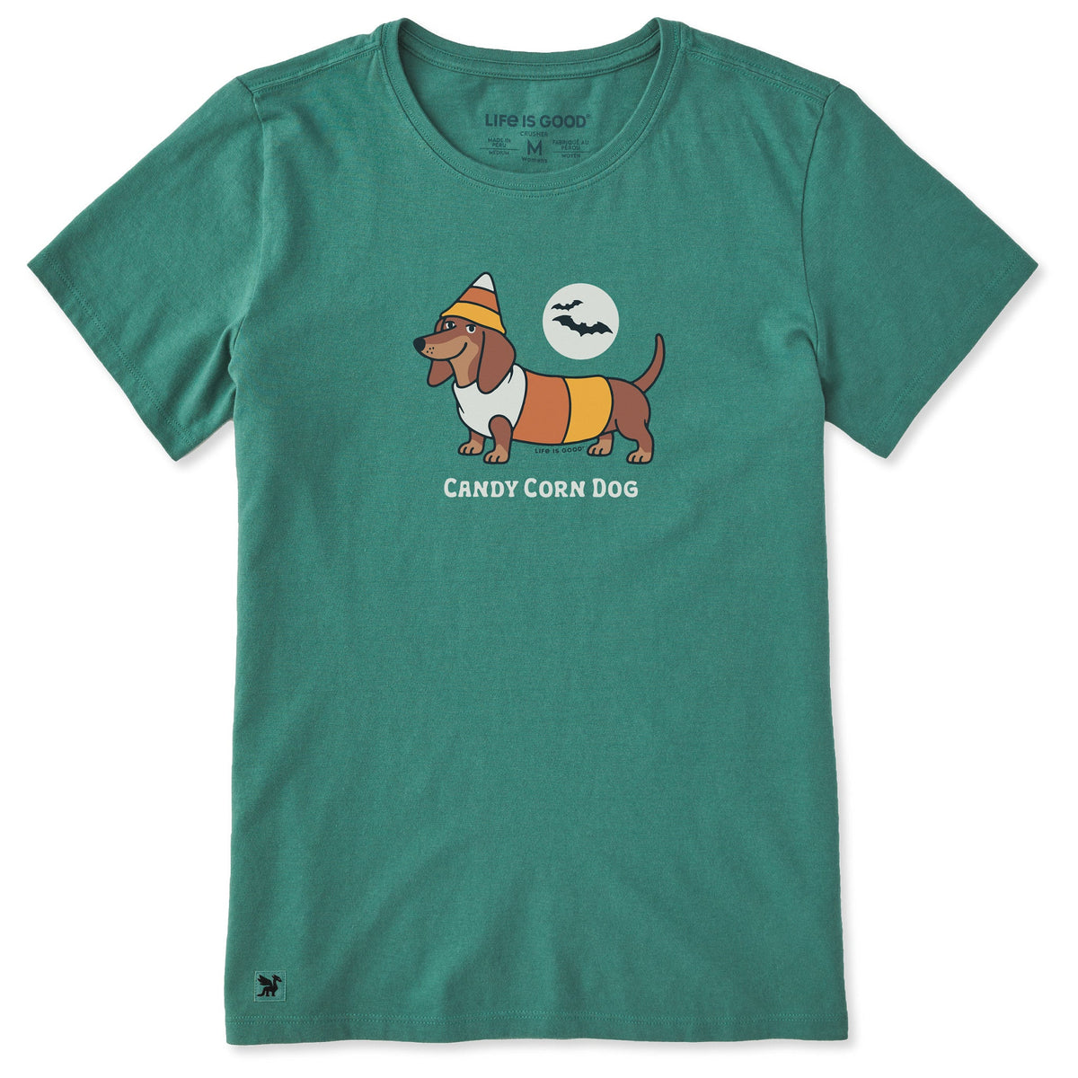 Women's Candy Corn Dog Short Sleeve Crusher Tee product image 1