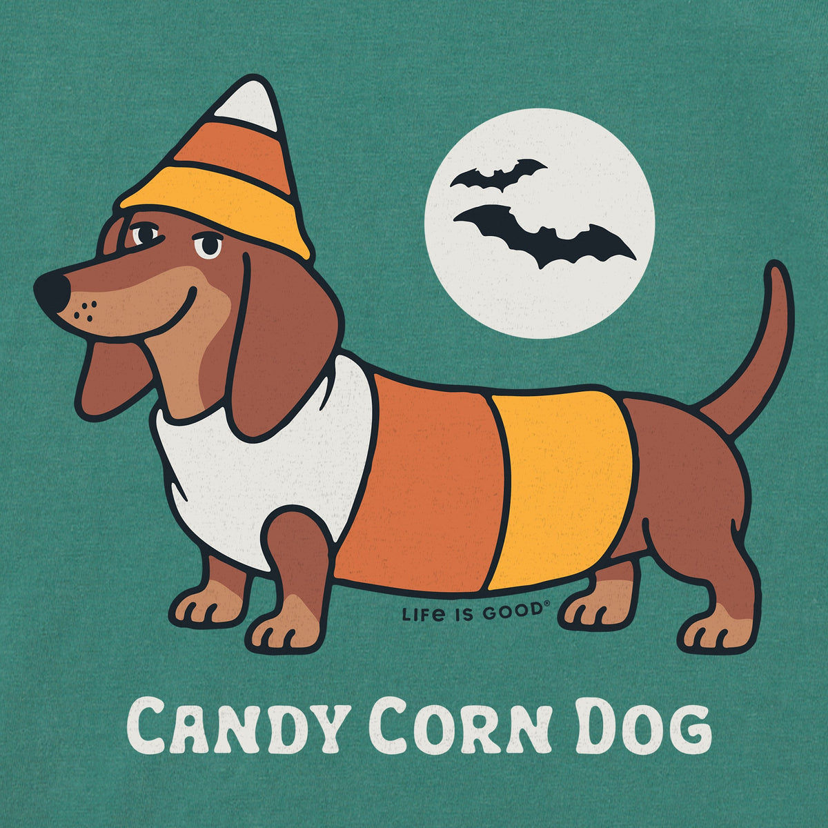 Women's Candy Corn Dog Short Sleeve Crusher Tee product image 2