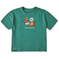 Women's Candy Corn Dog Short Sleeve Crusher Boxy Tee product image 1