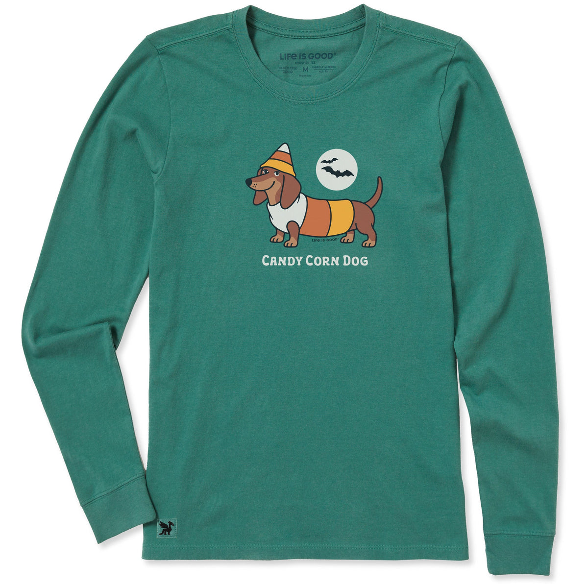 Women's Candy Corn Dog Long Sleeve Crusher Tee product image 1