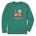 Kids Candy Corn Dog Long Sleeve Crusher Tee product image 1