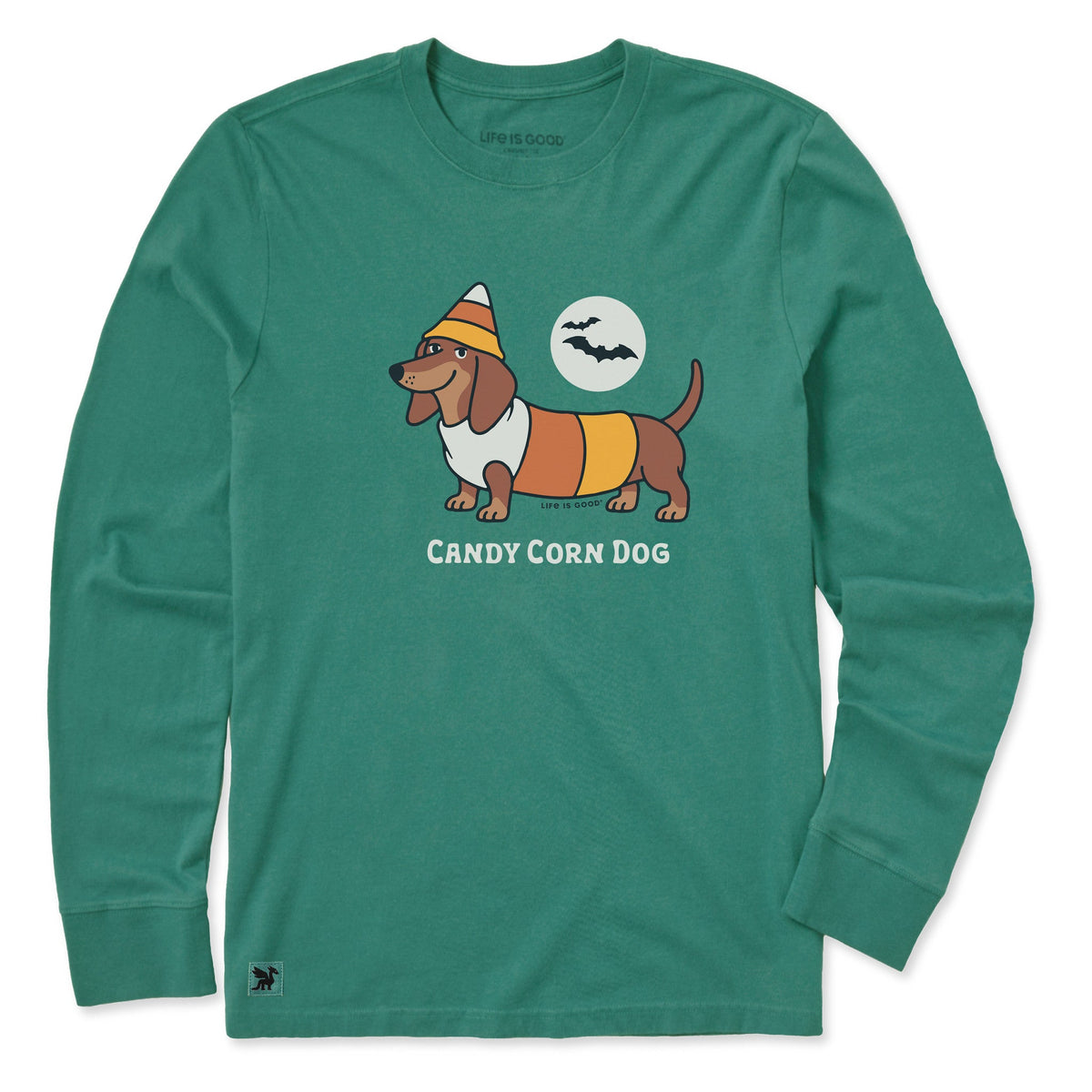 Kids Candy Corn Dog Long Sleeve Crusher Tee product image 1