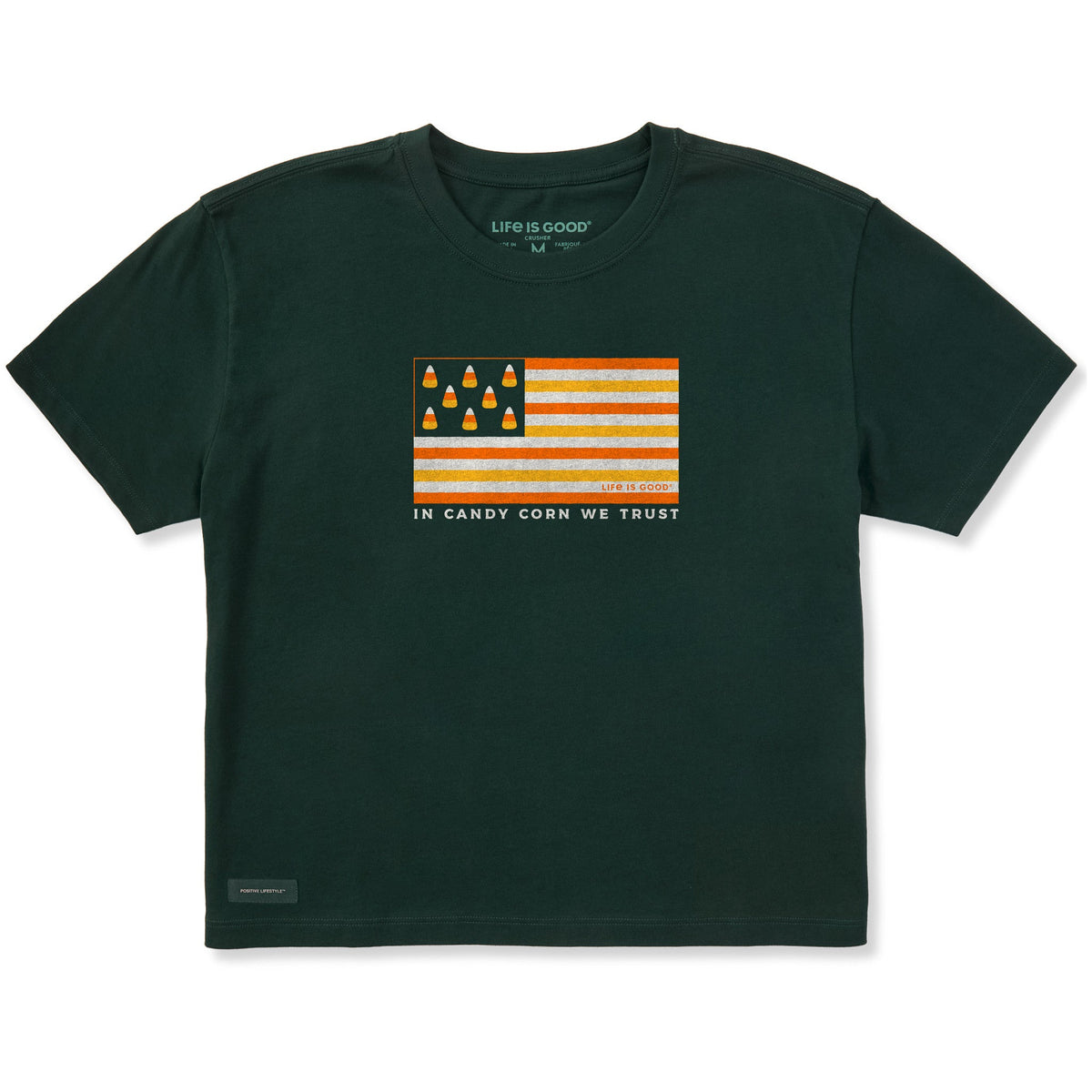 Women's In Candy Corn We Trust Short Sleeve Crusher Boxy Tee product image 1