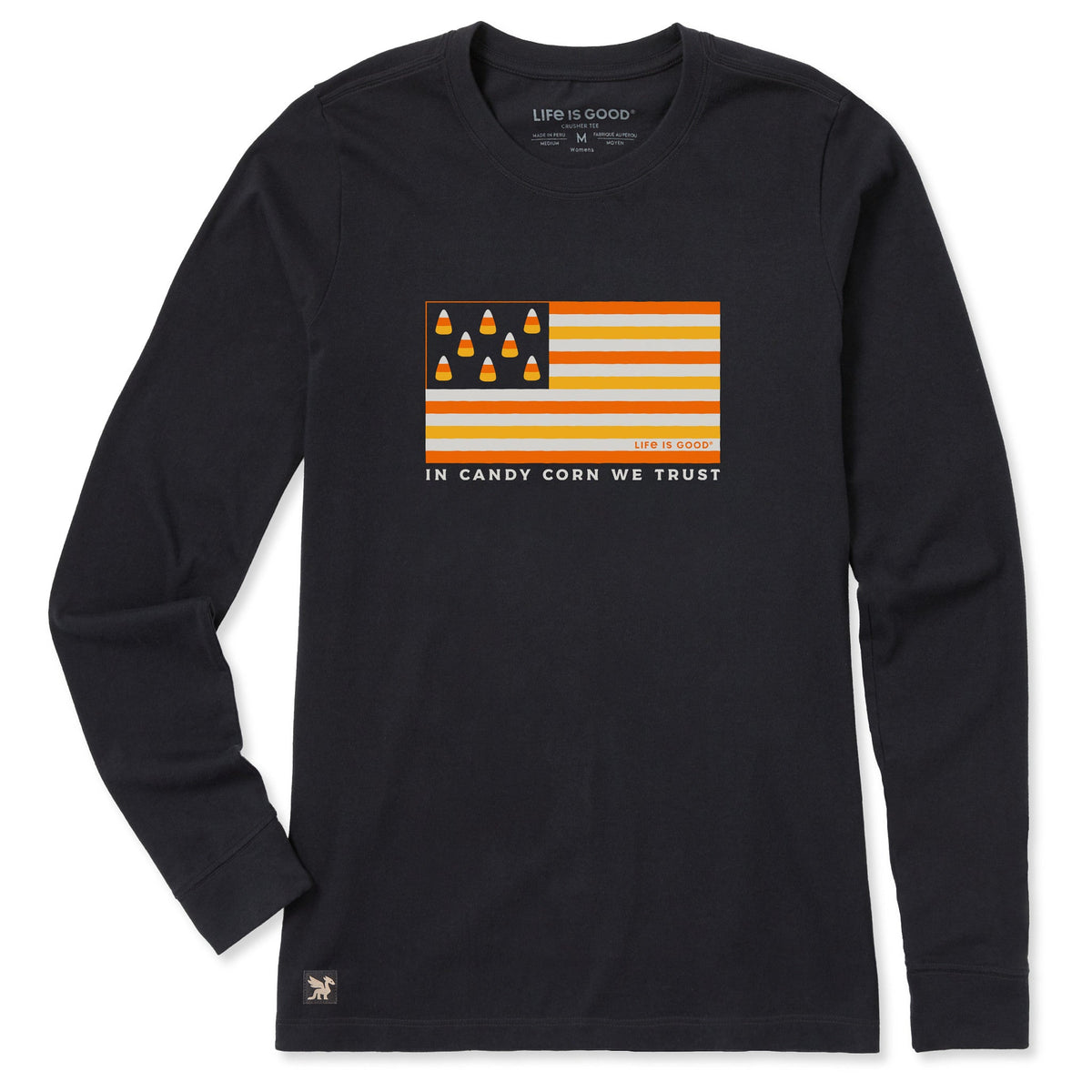 Women's In Candy Corn We Trust Long Sleeve Crusher Tee product image 1