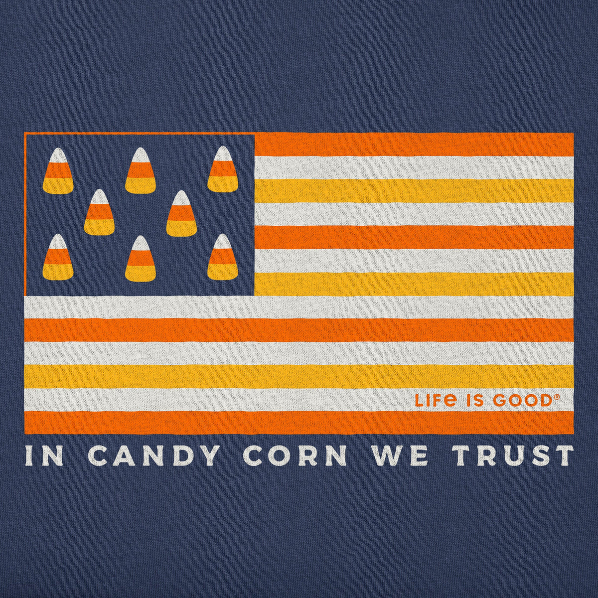 Women's In Candy Corn We Trust Long Sleeve Crusher Boxy Tee product image 2