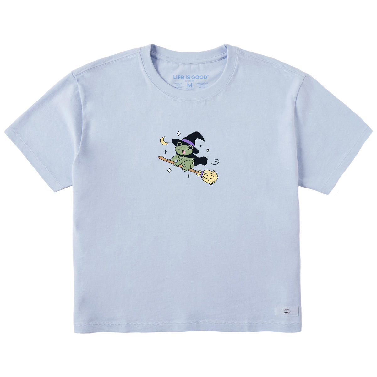 Women's Froggy Witch Short Sleeve Crusher Boxy Tee