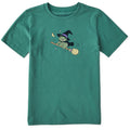 Kids Froggy Witch Short Sleeve Crusher Tee