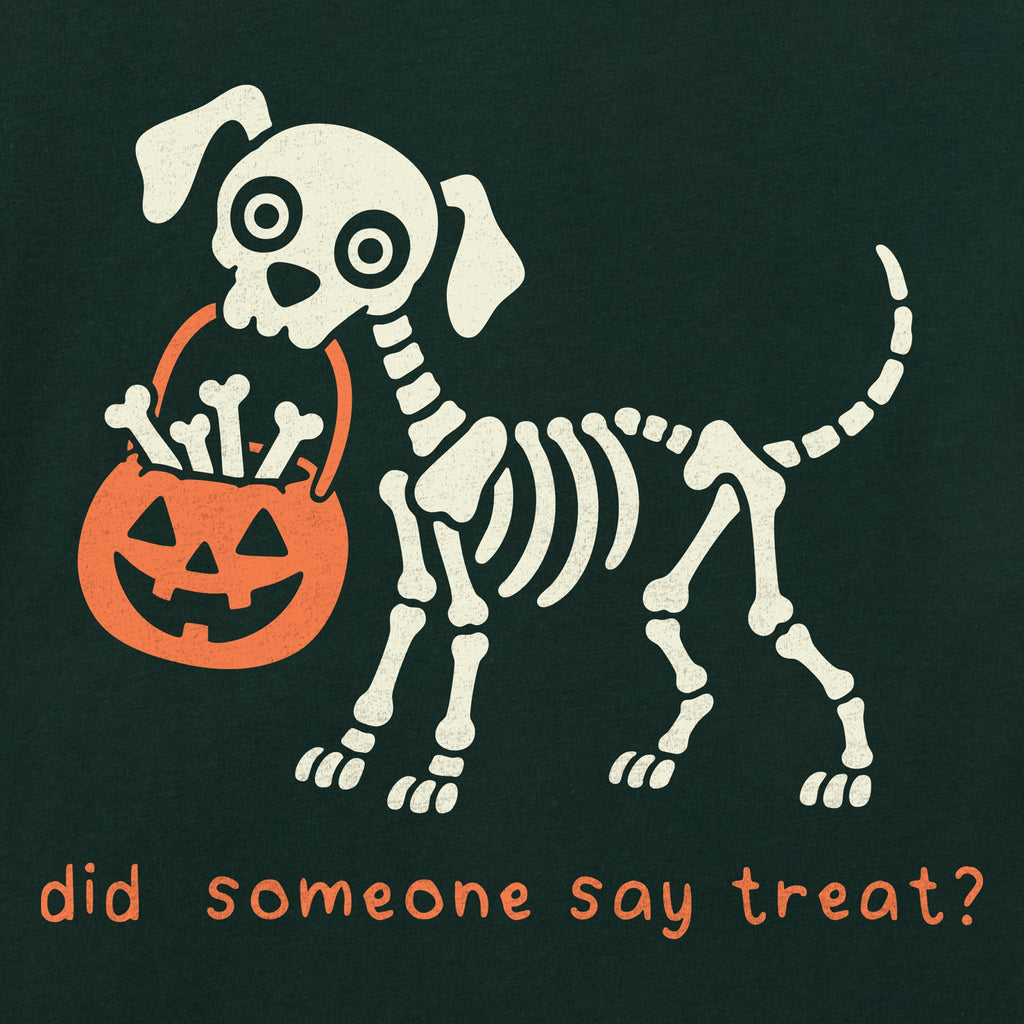 Women's Skeleton Dog Treat Short Sleeve Crusher Tee product image 2