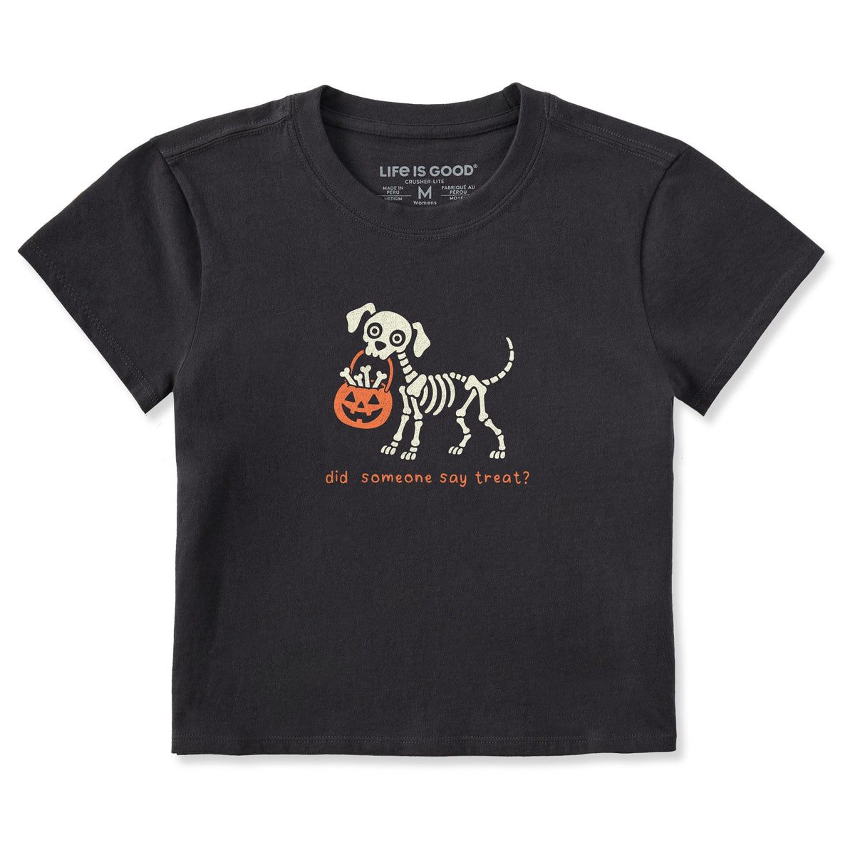 Women's Skeleton Dog Treat Crusher-LITE Shrunken Tee product image 1