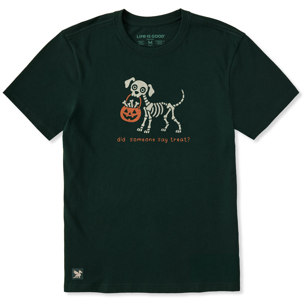 Men's Skeleton Dog Treat Short Sleeve Crusher Tee product image 1