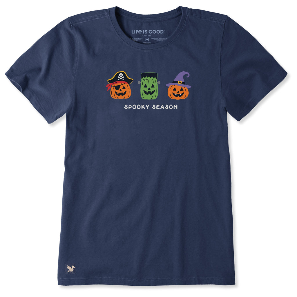 Women's Spooky Season Jack Trio Short Sleeve Crusher Tee product image 1