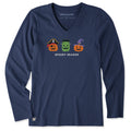 Women's Spooky Season Jack Trio Long Sleeve Crusher Vee product image 1