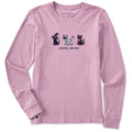 Women's Spooky Season Cat Trio Long Sleeve Crusher Tee product image 1
