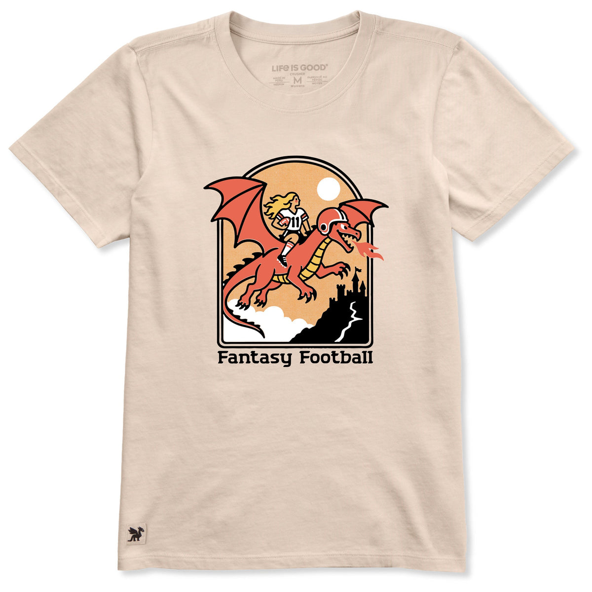 Women's Fantasy Football Dragon Rider Short Sleeve Crusher product image 1