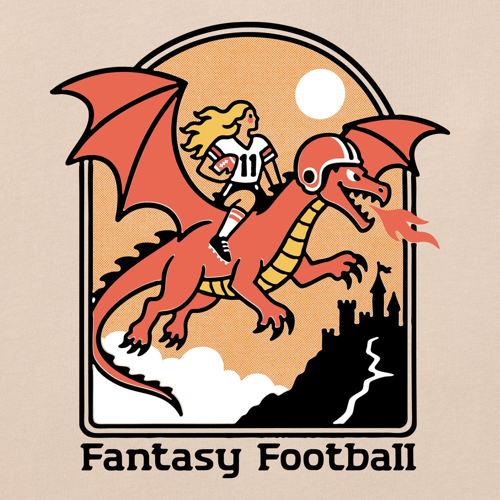 Women's Fantasy Football Dragon Rider Long Sleeve Crusher product image 2