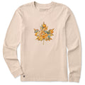 Women's Maple Leaf Pumpkins Long Sleeve Crusher Tee product image 1