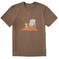 Men's Adirondack Leaf Pile Short Sleeve Crusher Tee