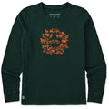 Women's Fall Wreath Long Sleeve Crusher Tee product image 1