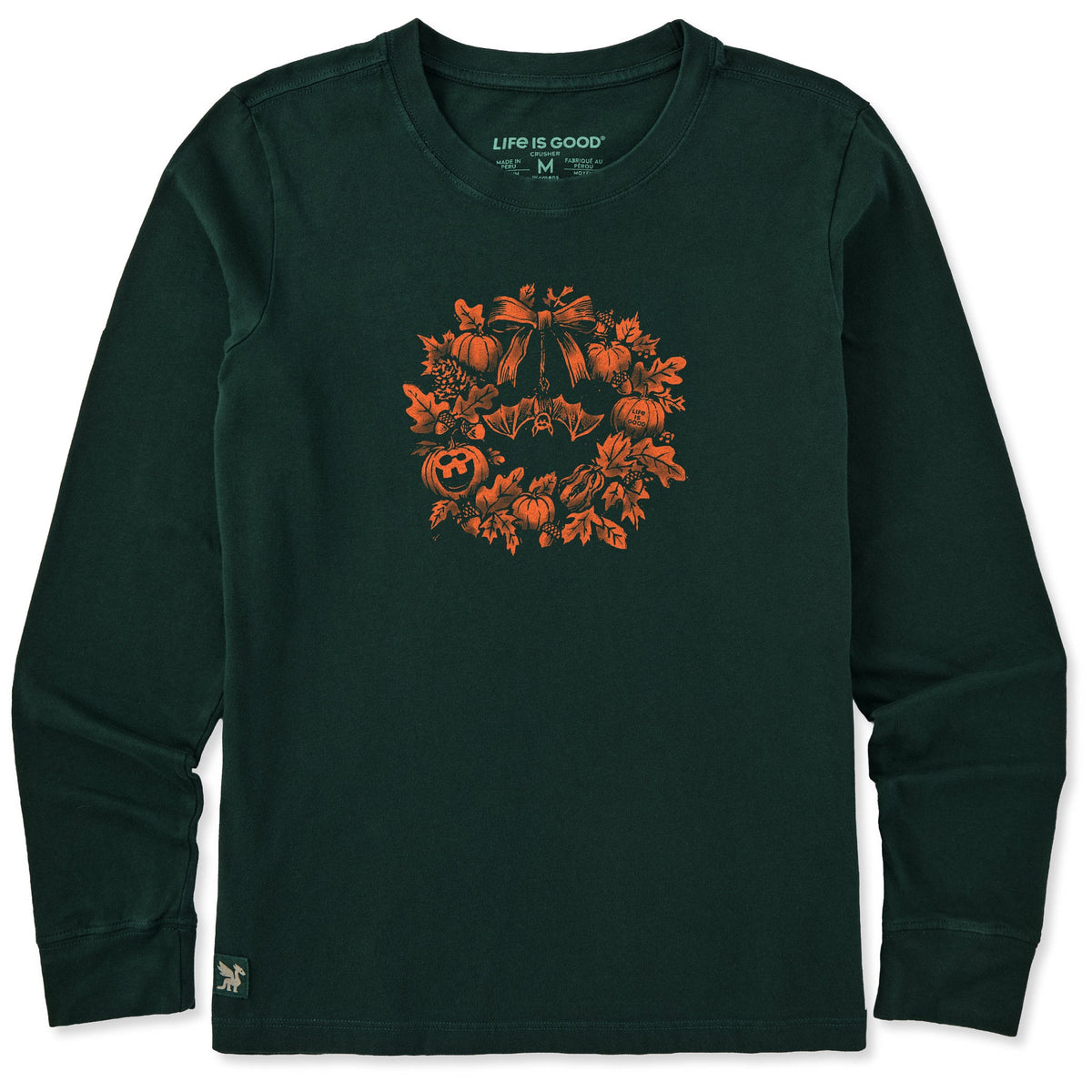 Women's Fall Wreath Long Sleeve Crusher Tee product image 1