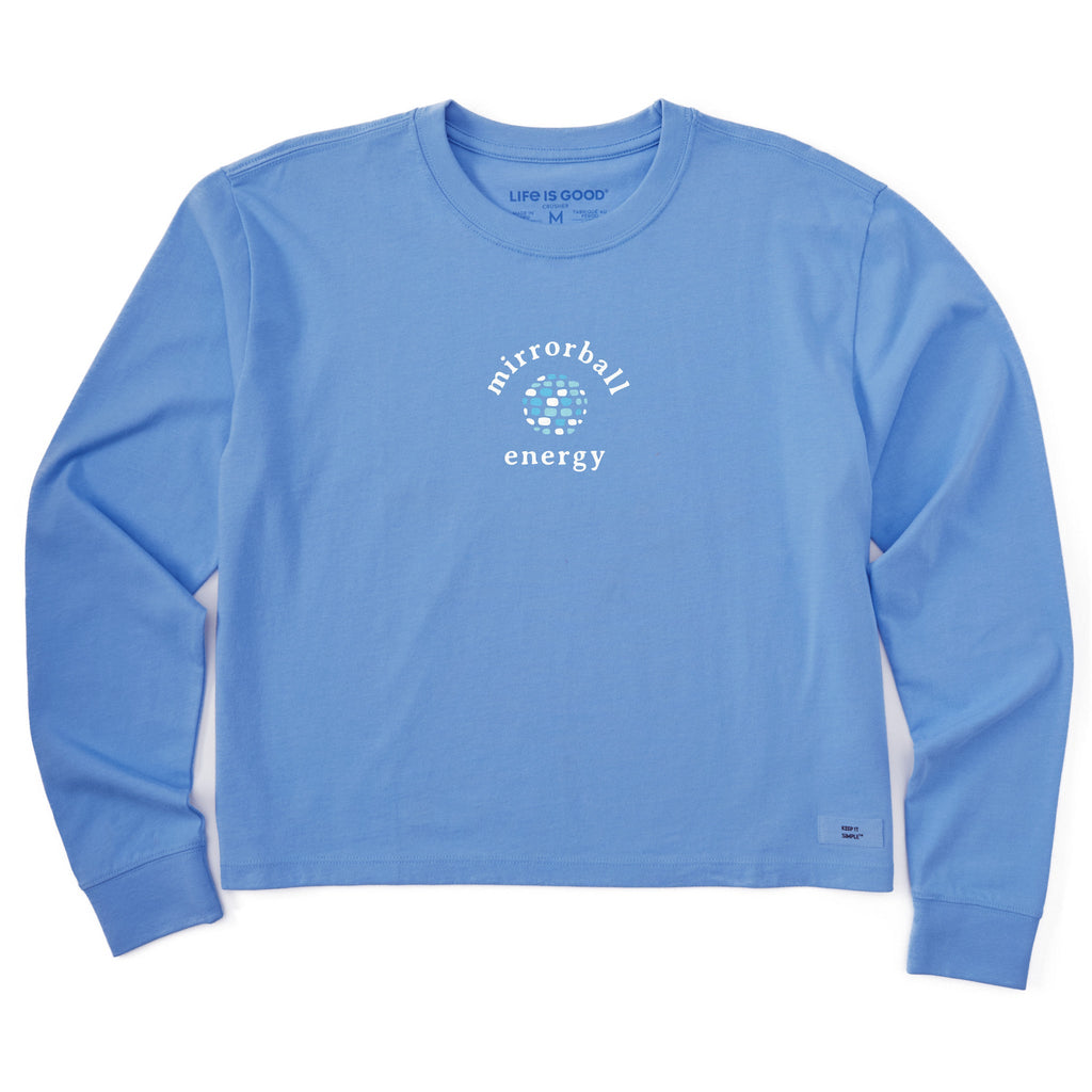 Women's Mirrorball Energy Long Sleeve Crusher Boxy Tee product image 1
