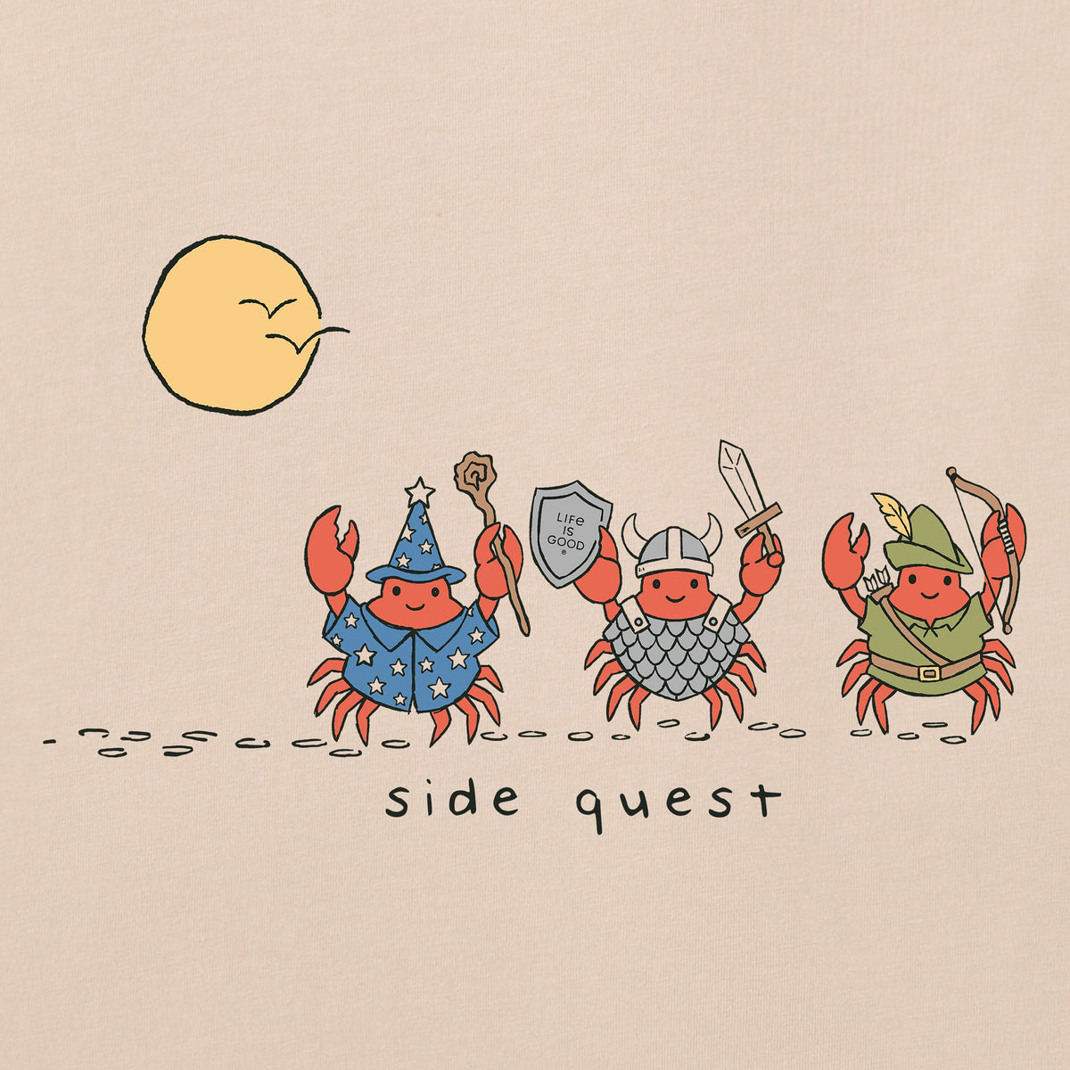 Men's Side Quest Crabs Short Sleeve Crusher Tee product image 2