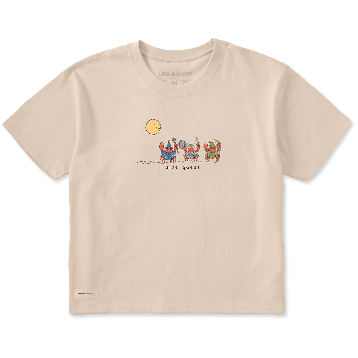 Women's Side Quest Crabs Short Sleeve Crusher Boxy Tee product image 1