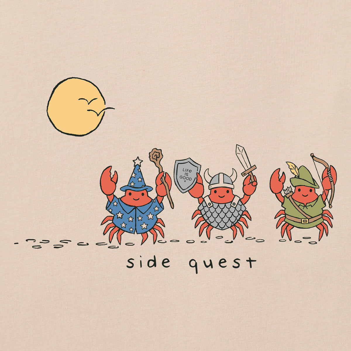 Women's Side Quest Crabs Short Sleeve Crusher Boxy Tee product image 2