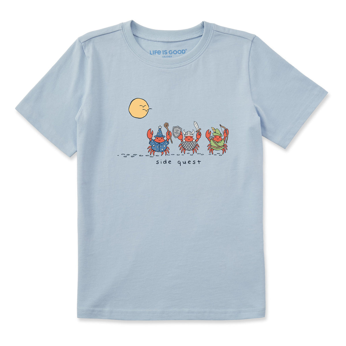 Kids Side Quest Crabs Short Sleeve Crusher Tee product image 1