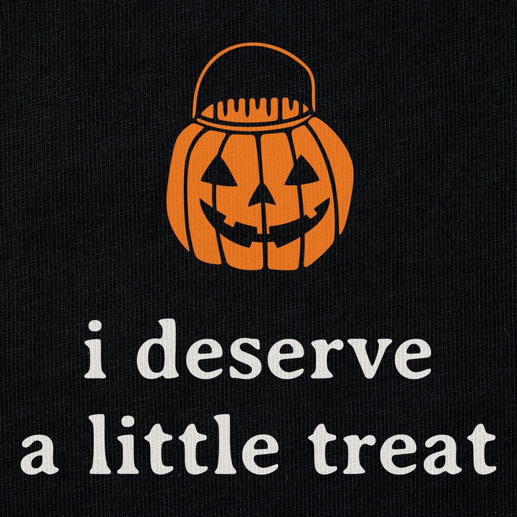 Women's I Deserve a Little Halloween Treat Good Vibes Crew