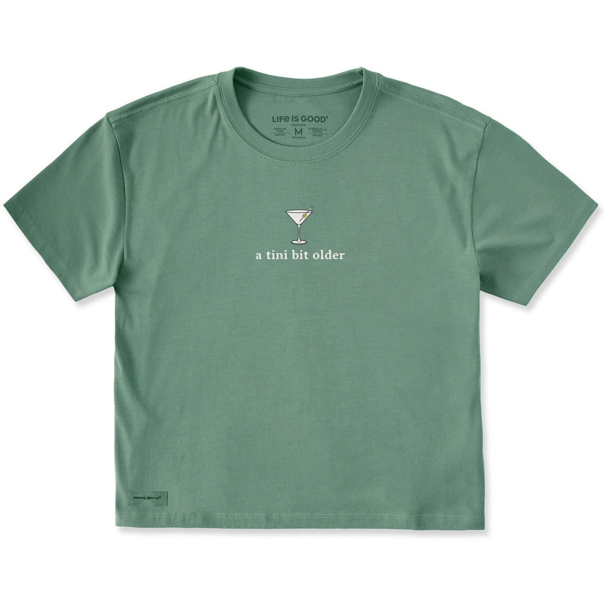 Women's A Tini Bit Older Short Sleeve Crusher Boxy Tee product image 1