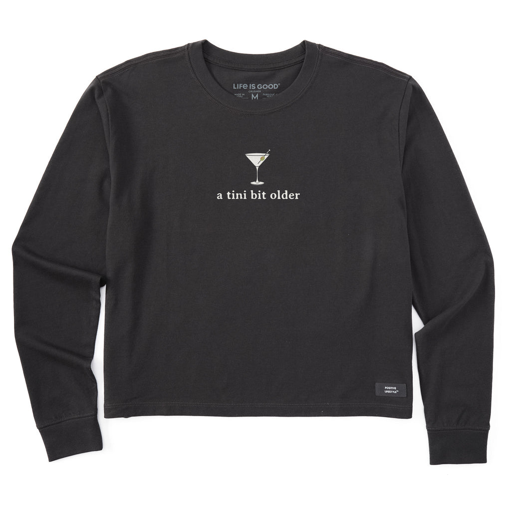 Women's A Tini Bit Older Long Sleeve Crusher Boxy Tee product image 1