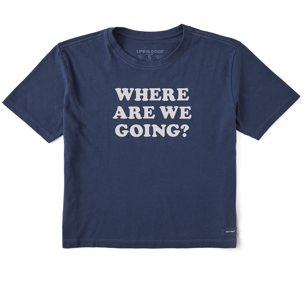 Women's Where Are We Going? Short Sleeve Crusher Boxy Tee product image 1